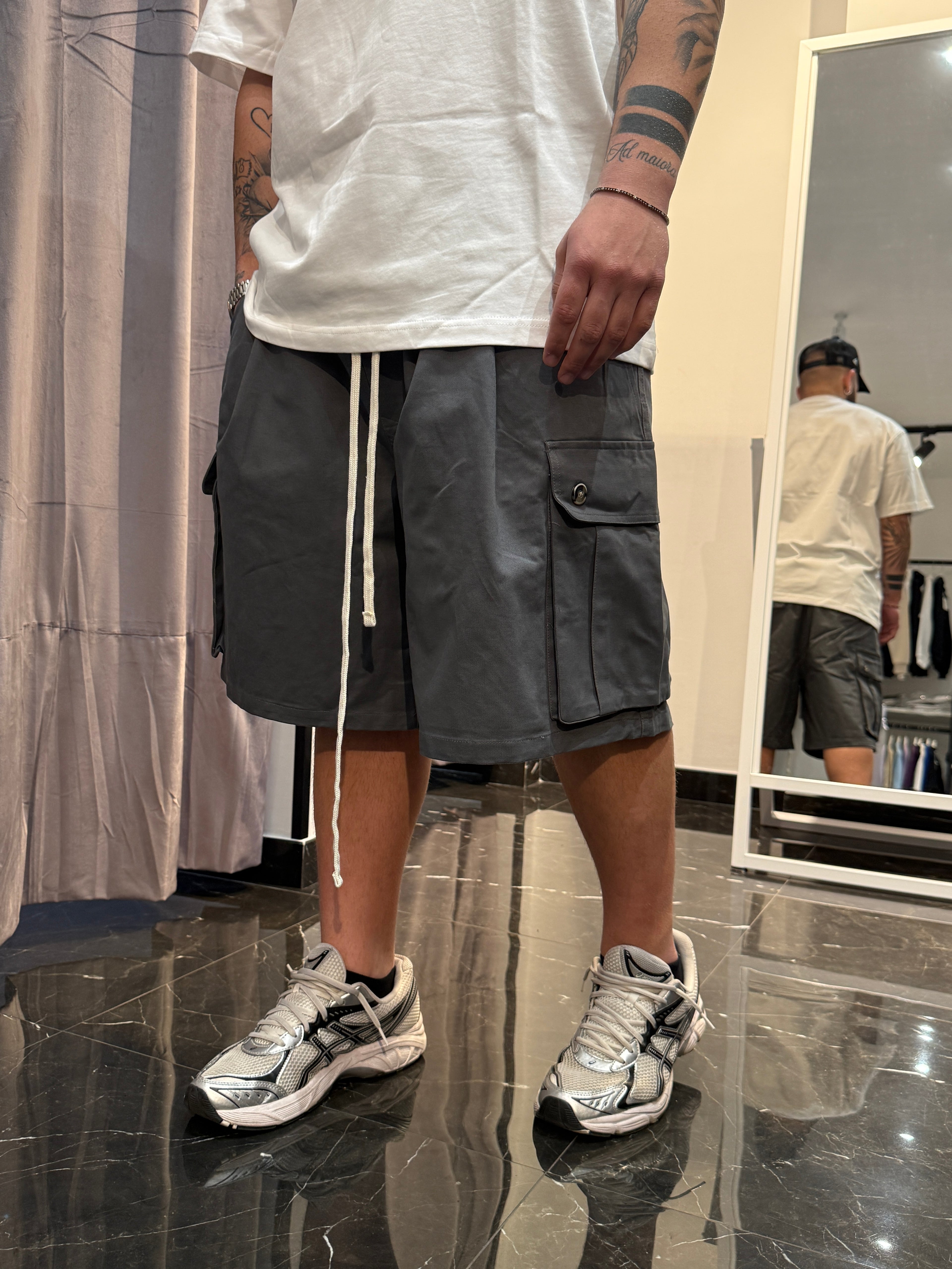 Pantaloncino cargo over