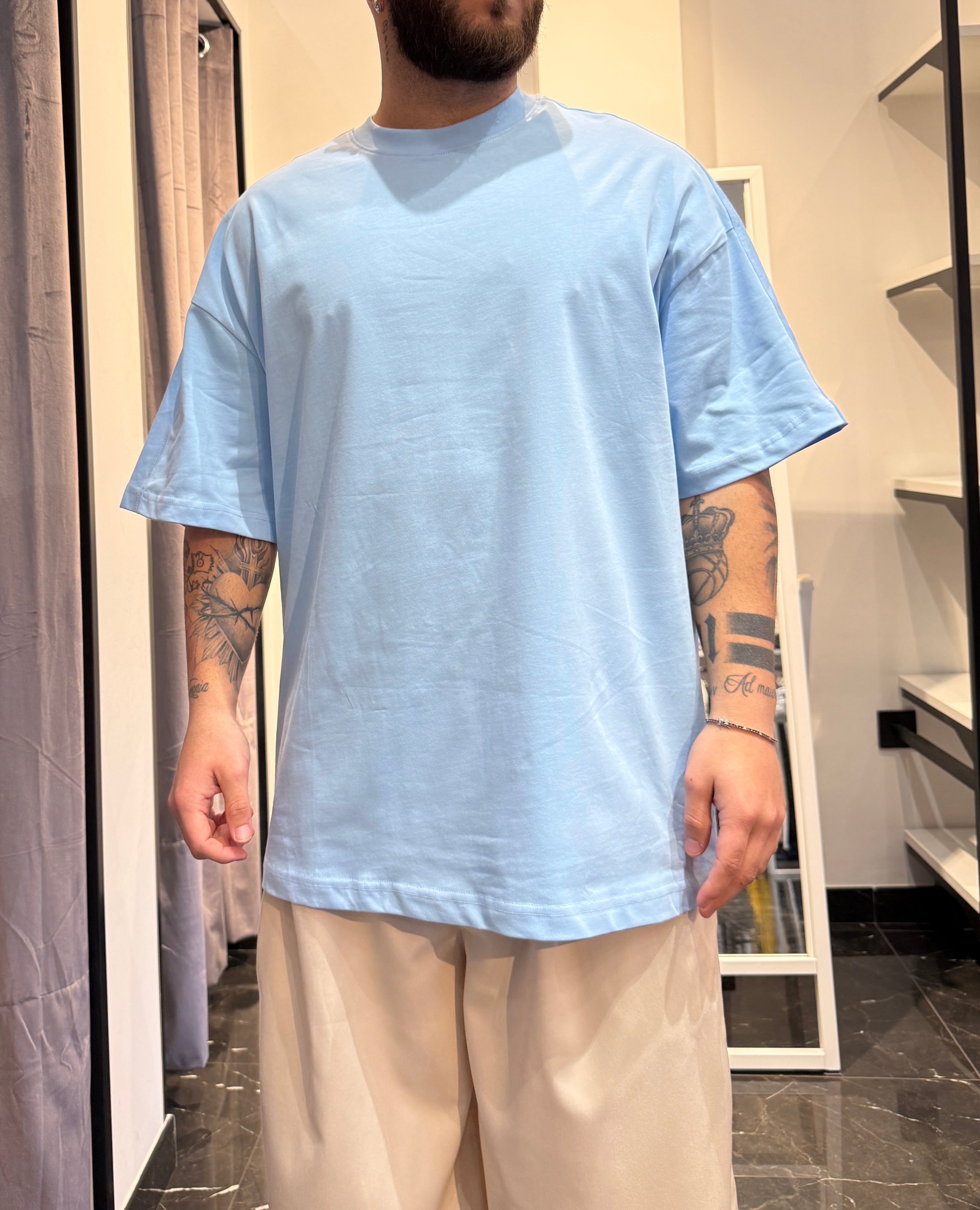 T-shirt maniche corte over