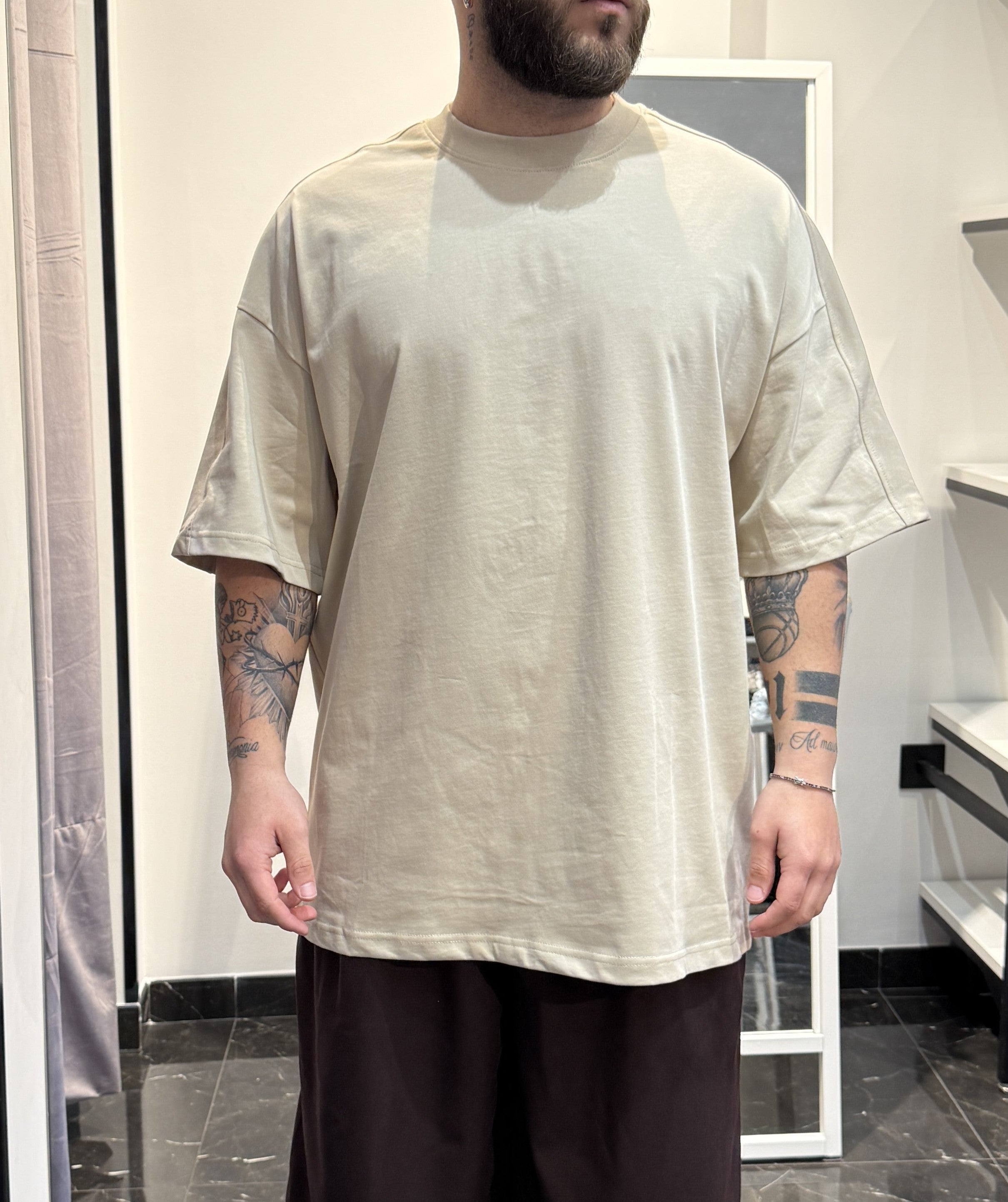 T-shirt maniche corte over
