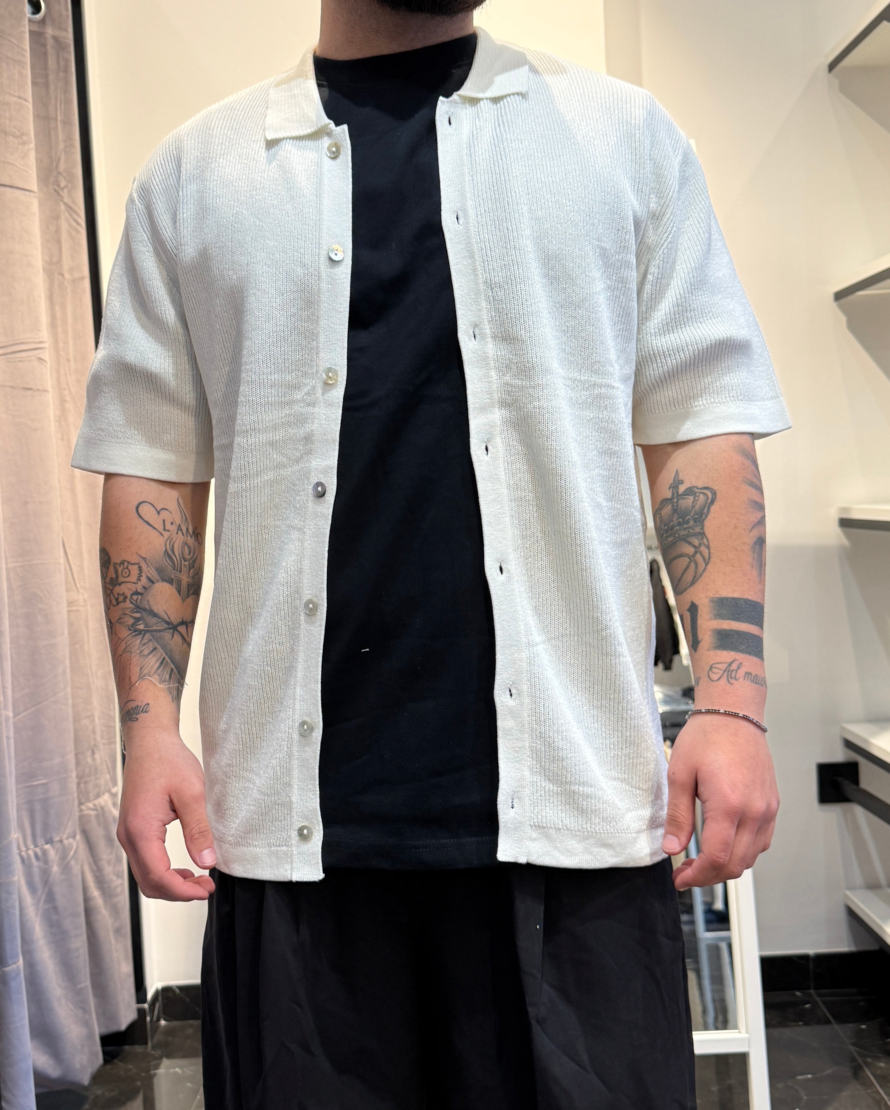 Polo bottoni in filo