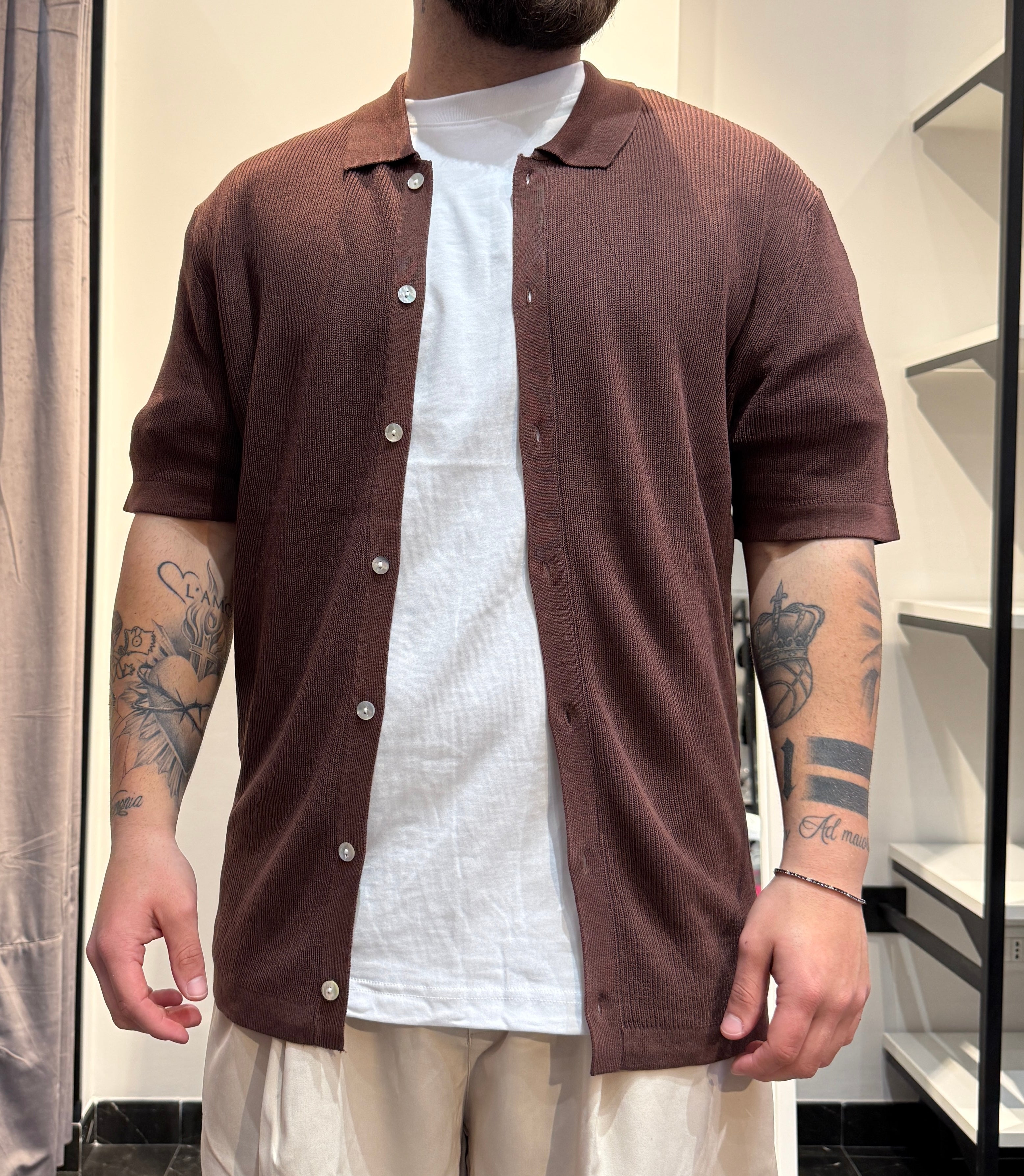 Polo bottoni in filo