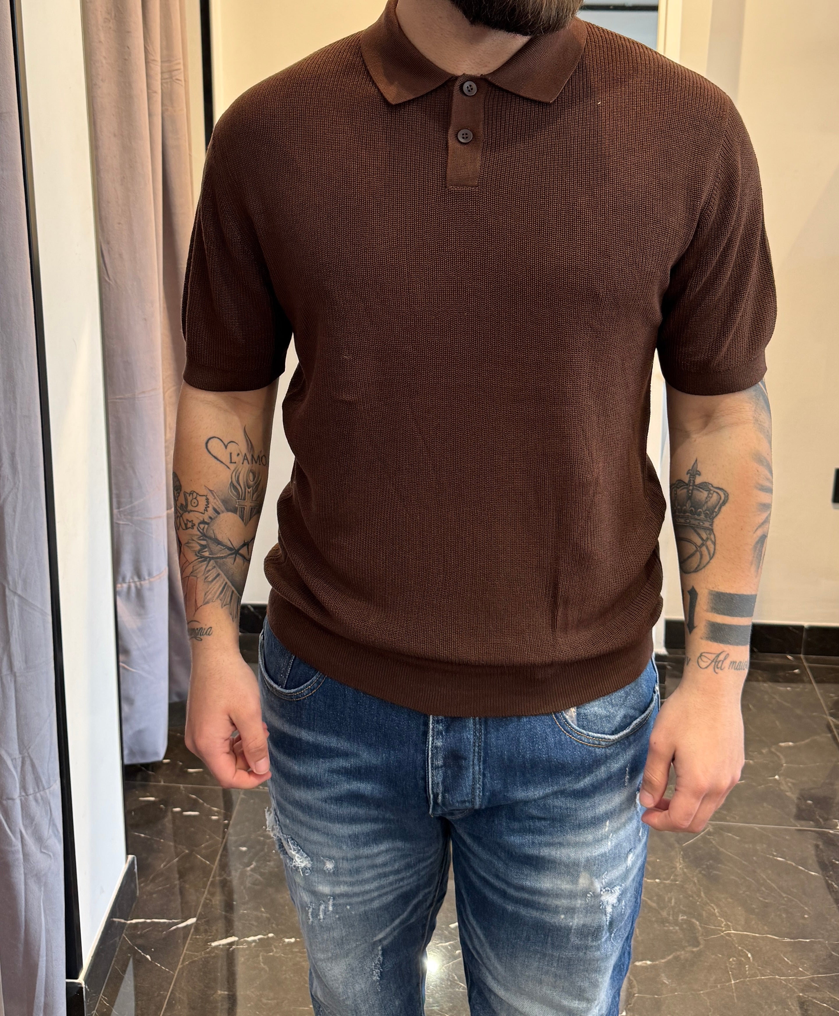 Polo maniche corte
